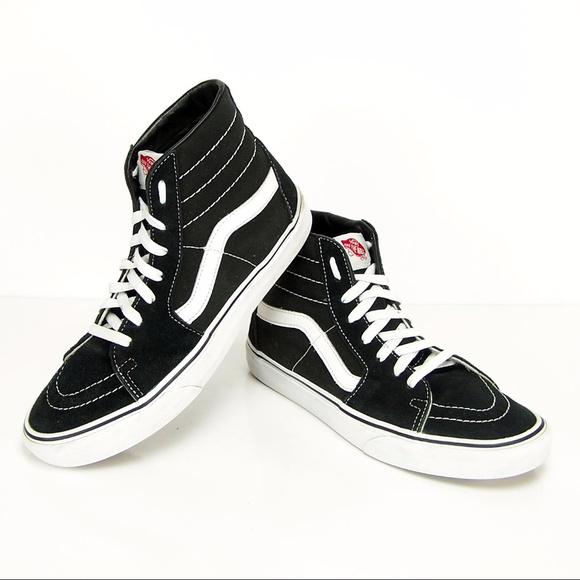 black leather vans size 11